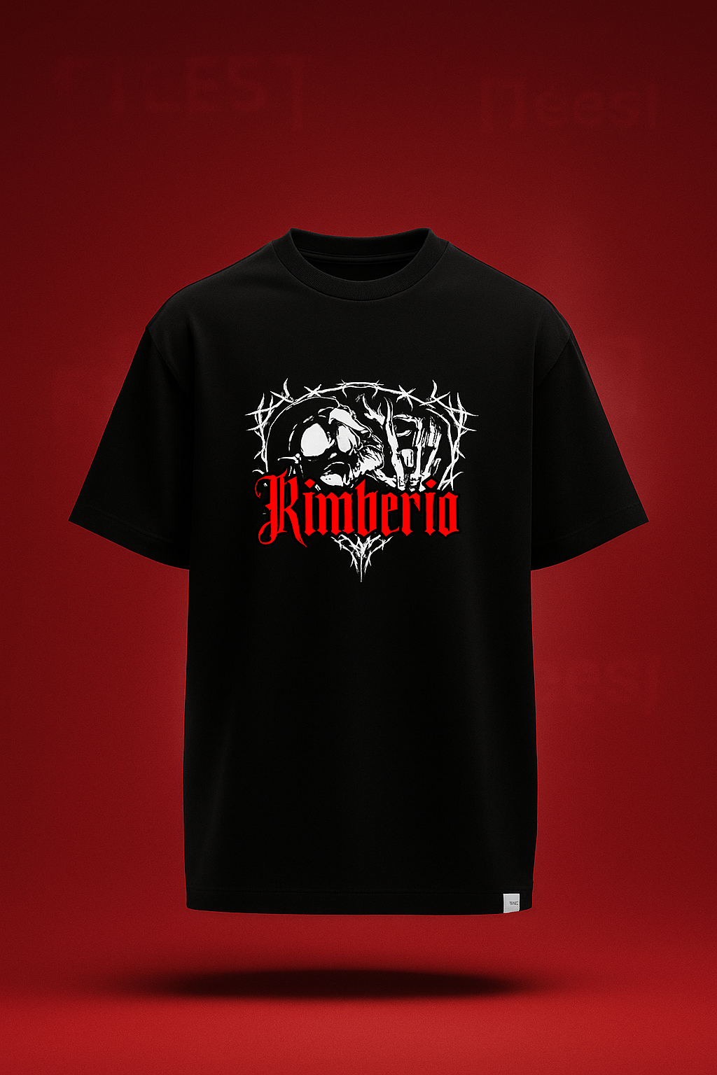 Rimberio Oversized Printed Tshirt